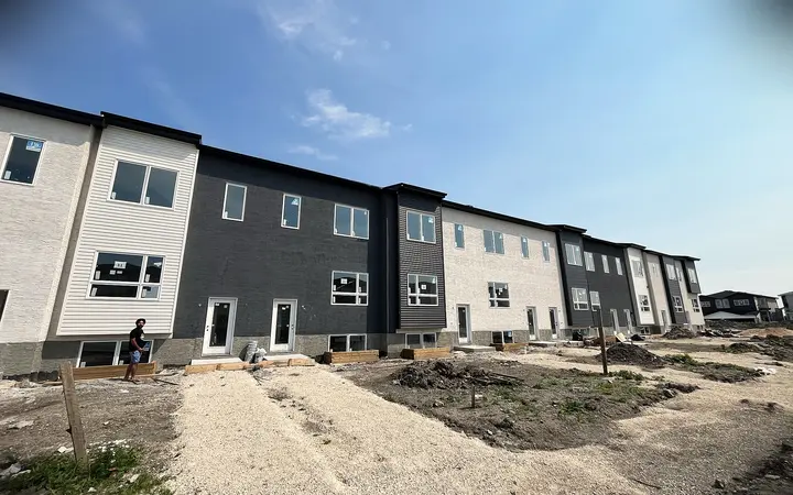 Castleberry Townhouses, on site