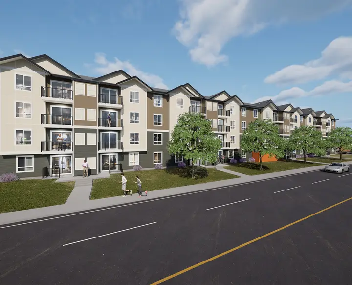 Crestwood Apartments, rendering