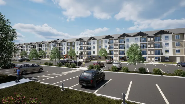 Dufferin Landing, rendering