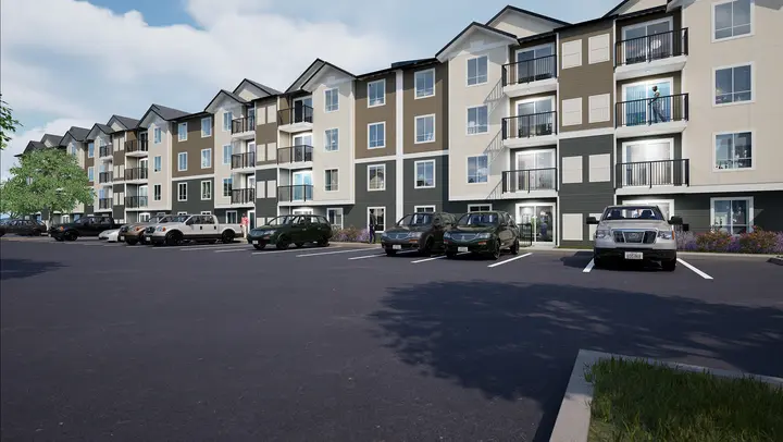 Skyview Village, rendering