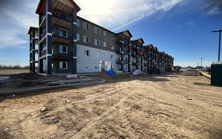 West Park Apartments, on site